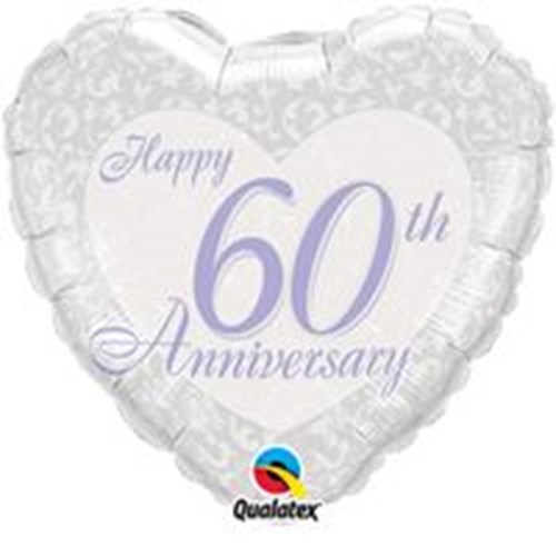 Happy 60th Anniversary Helium Balloon - Shop Today